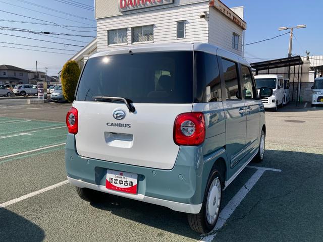 ムーヴキャンバスストライプスＧ　４ＷＤ　純正ナビ　前後ドラレコスマートアシスト・ＬＥＤヘッドランプ・ＬＥＤフォグランプ・スーパーＵＶ＆ＩＲカットガラス（フロントウィンドウ）・ＵＳＢソケット・両側パワースライドドア・運転席助手席シートヒーター（山梨県）の中古車
