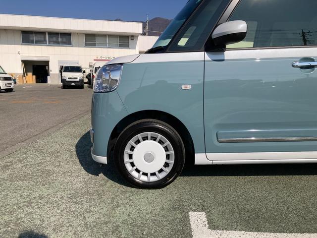 ムーヴキャンバスストライプスＧ　４ＷＤ　純正ナビ　前後ドラレコスマートアシスト・ＬＥＤヘッドランプ・ＬＥＤフォグランプ・スーパーＵＶ＆ＩＲカットガラス（フロントウィンドウ）・ＵＳＢソケット・両側パワースライドドア・運転席助手席シートヒーター（山梨県）の中古車
