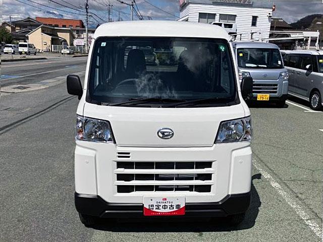 ハイゼットカーゴＤＸ　４ＷＤ　ＣＶＴ　ＡＭ／ＦＭラジオデッキスマートアシスト・コーナーセンサー・３モード電子制御４ＷＤ（ＣＶＴ車）・荷室長１，９１５ｍｍ・荷室幅１，４１０ｍｍ・荷室高１，２５０ｍｍ・ハロゲンヘッドランプ・マニュアルエアコン（山梨県）の中古車