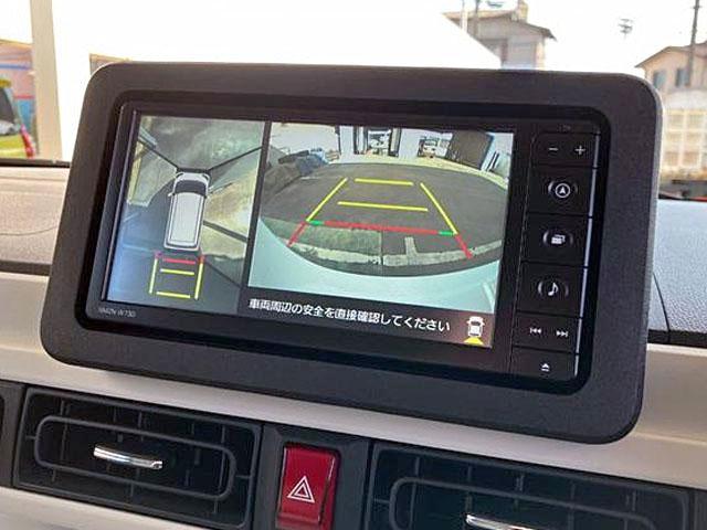 ムーヴキャンバスストライプスＧ　４ＷＤ　純正ナビ　パノラマモニタースマートアシスト・ＬＥＤヘッドランプ・ＬＥＤフォグランプ・スーパーＵＶ＆ＩＲカットガラス（フロントウィンドウ）・ＵＳＢソケット・両側パワースライドドア・運転席助手席シートヒーター・ＡＢＳ・エアバック（山梨県）の中古車