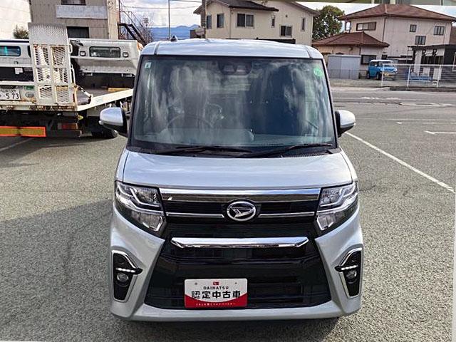 タントカスタムＲＳ　純正ナビ　Ｆドラレコ　ＥＴＣスマートアシスト・ＡＢＳ・エアバック・プッシュ式エンジンスタートボタン・ＬＥＤヘッドライト・電動格納ドアミラー・パワーウィンドウ・オートエアコン・両電動スライドドア（山梨県）の中古車