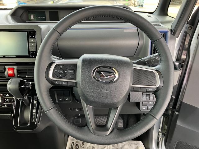 タントカスタムＲＳ　純正ナビ　Ｆドラレコ　ＥＴＣスマートアシスト・ＡＢＳ・エアバック・プッシュ式エンジンスタートボタン・ＬＥＤヘッドライト・電動格納ドアミラー・パワーウィンドウ・オートエアコン・両電動スライドドア（山梨県）の中古車