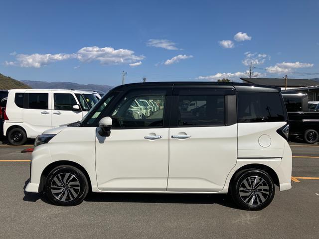 トールカスタムＧ　純正ナビ　前後ドラレコ　パノラマモニタースマートアシスト・ＬＥＤヘッドランプ・ＬＥＤフォグ・両側パワースライドドア・オートエアコン・パーキングブレーキ解除忘れ防止ブザー・ヘッドランプ自動消灯システム・プッシュエンジンスタート（山梨県）の中古車