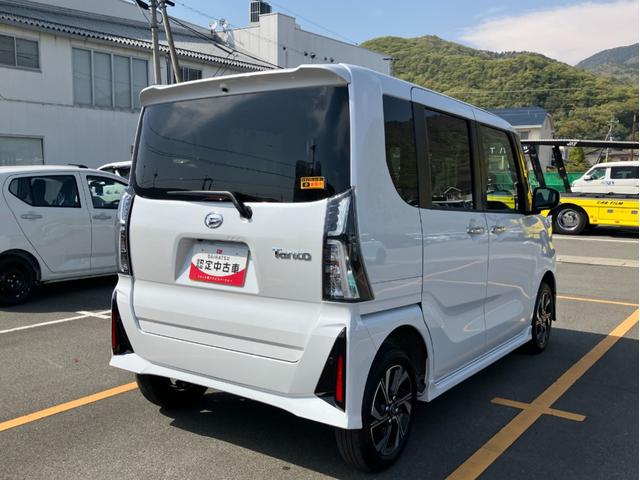 タントカスタムＸ　社外ナビ　社外ドラレコ　ＥＴＣスマートアシスト・ＬＥＤヘッドライト・１４インチアルミホイール・両側パワースライドドア・ＵＳＢソケット・運転席助手席シートヒーター・レザー調Ｘフルファブリックシート（山梨県）の中古車