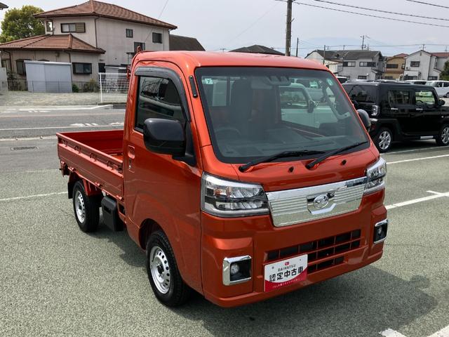 ハイゼットトラックエクストラ　４ＷＤ　ＣＶＴ　ディスプレイオーディオスマートアシスト・コーナーセンサー・切り替え式４ＷＤ（ＣＶＴ車）・電動格納ミラー・スーパーＵＶ＆ＩＲカットガラス（フロントウィンドウ）・マニュアルエアコン・撥水フルファブリックシート（山梨県）の中古車