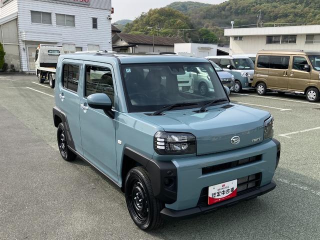 タフトＸ　４ＷＤ　純正ナビ　前後ドラレコスマートアシスト・１５インチスチールホイール・ＬＥＤヘッドランプ・スカイフィールトップ・ＵＳＢソケット・プッシュエンジンスタート・キーフリーシステム・オートハイビーム（山梨県）の中古車