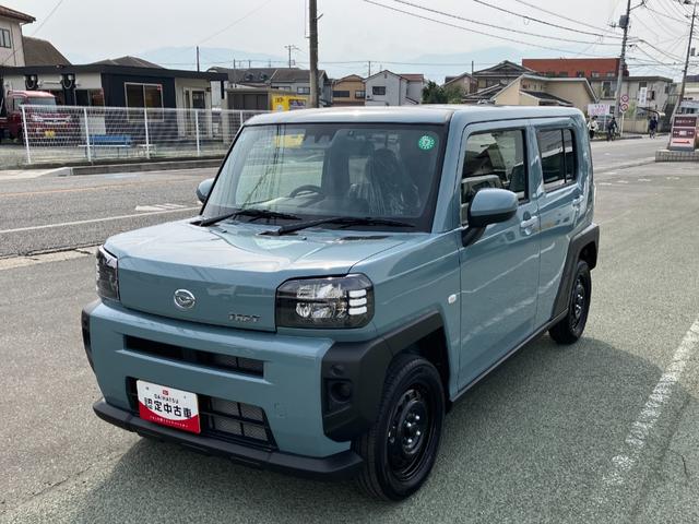 タフトＸ　４ＷＤ　純正ナビ　前後ドラレコスマートアシスト・１５インチスチールホイール・ＬＥＤヘッドランプ・スカイフィールトップ・ＵＳＢソケット・プッシュエンジンスタート・キーフリーシステム・オートハイビーム（山梨県）の中古車