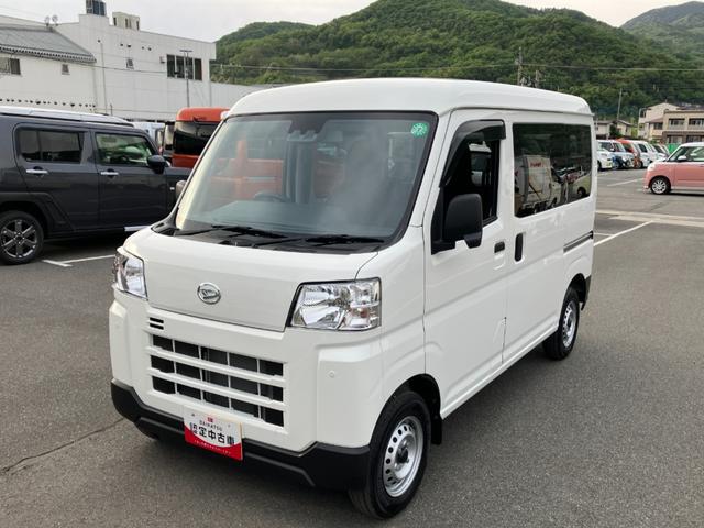 ハイゼットカーゴＤＸ　４ＷＤ　ＣＶＴ　純正ＣＤデッキ　マニュアルエアコンスマートアシスト・コーナーセンサー・３モード電子制御４ＷＤ（ＣＶＴ車）・荷室長１，９１５ｍｍ・荷室幅１，４１０ｍｍ・荷室高１，２５０ｍｍ・ハロゲンヘッドランプ・マニュアルエアコン（山梨県）の中古車