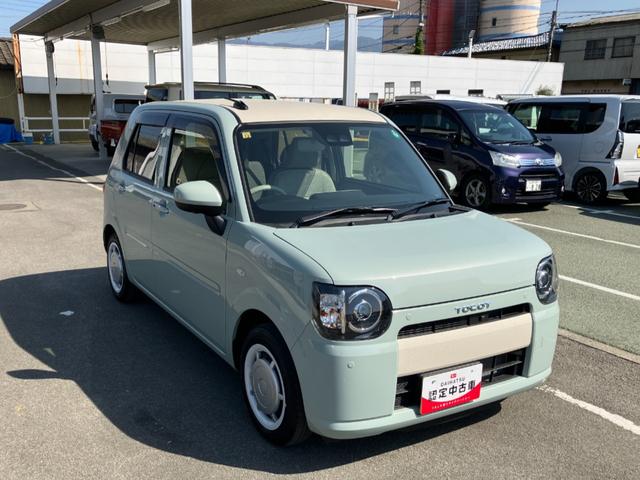 ミラトコットＧ　ＳＡIII　純正ＣＤデッキ　オートエアコン　ＣＶＴスマートアシスト・ＬＥＤヘッドランプ・プッシュエンジンスタート・運転席助手席シートヒーター・ＵＳＢソケット・オートエアコン・スーパーＵＶ＆ＩＲカットガラス（フロントウィンドウ）（山梨県）の中古車