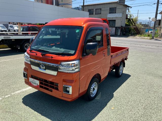 ハイゼットトラックジャンボエクストラ　４ＷＤ　ＣＶＴ　純正ＣＤデッキスマートアシスト・コーナーセンサー・切り替え式４ＷＤ（ＣＶＴ車）・ＬＥＤヘッドランプ・ＬＥＤフォグランプ・ＬＥＤ大型作業灯・プッシュエンジンスタート（山梨県）の中古車