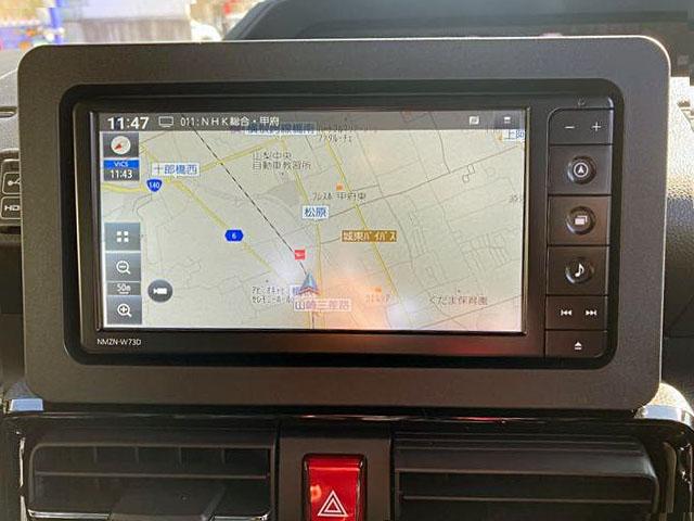 タントカスタムＲＳ　４ＷＤ　ＣＶＴ　純正ナビ　前後ドラレコスマートアシスト・ＬＥＤヘッドライト・１５インチアルミホイール・両側パワースライドドア・ＵＳＢソケット・運転席助手席シートヒーター・レザー調Ｘフルファブリックシート・本革巻ステアリングホイール（山梨県）の中古車