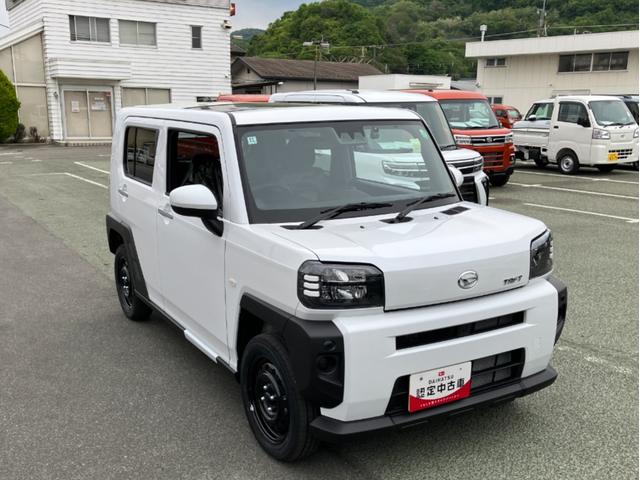 タフトＸ　４ＷＤ　純正ナビ　前後ドラレコスマートアシスト・１５インチスチールホイール・ＬＥＤヘッドランプ・スカイフィールトップ・ＵＳＢソケット・プッシュエンジンスタート・キーフリーシステム・オートハイビーム（山梨県）の中古車