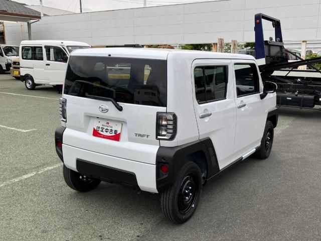 タフトＸ　４ＷＤ　純正ナビ　前後ドラレコスマートアシスト・１５インチスチールホイール・ＬＥＤヘッドランプ・スカイフィールトップ・ＵＳＢソケット・プッシュエンジンスタート・キーフリーシステム・オートハイビーム（山梨県）の中古車
