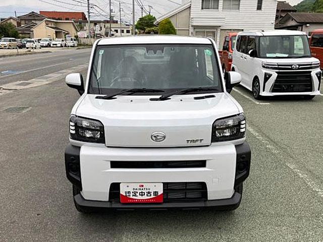 タフトＸ　４ＷＤ　ＣＶＴ　純正ナビゲーション　バックモニタースマートアシスト・１５インチスチールホイール・ＬＥＤヘッドランプ・スカイフィールトップ・ＵＳＢソケット・プッシュエンジンスタート・キーフリーシステム・オートハイビーム（山梨県）の中古車