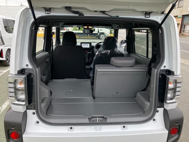 タフトＸ　４ＷＤ　ＣＶＴ　純正ナビゲーション　バックモニタースマートアシスト・１５インチスチールホイール・ＬＥＤヘッドランプ・スカイフィールトップ・ＵＳＢソケット・プッシュエンジンスタート・キーフリーシステム・オートハイビーム（山梨県）の中古車