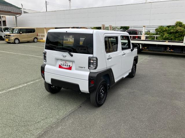 タフトＸ　４ＷＤ　ＣＶＴ　純正ナビゲーション　バックモニタースマートアシスト・１５インチスチールホイール・ＬＥＤヘッドランプ・スカイフィールトップ・ＵＳＢソケット・プッシュエンジンスタート・キーフリーシステム・オートハイビーム（山梨県）の中古車