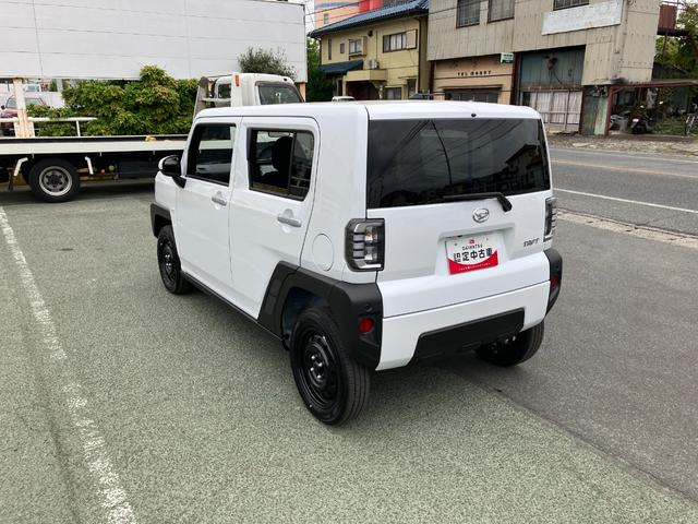 タフトＸ　４ＷＤ　ＣＶＴ　純正ナビゲーション　バックモニタースマートアシスト・１５インチスチールホイール・ＬＥＤヘッドランプ・スカイフィールトップ・ＵＳＢソケット・プッシュエンジンスタート・キーフリーシステム・オートハイビーム（山梨県）の中古車