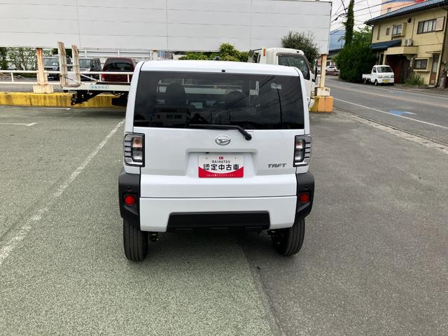 タフトＸ　４ＷＤ　ＣＶＴ　純正ナビゲーション　バックモニタースマートアシスト・１５インチスチールホイール・ＬＥＤヘッドランプ・スカイフィールトップ・ＵＳＢソケット・プッシュエンジンスタート・キーフリーシステム・オートハイビーム（山梨県）の中古車
