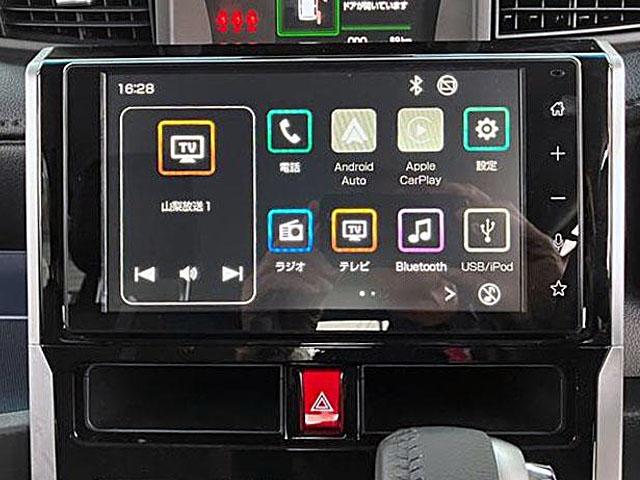 トールカスタムＧ　４ＷＤ　ディスプレイオーディオ　パノラマモニタースマートアシスト・ＬＥＤヘッドランプ・ＬＥＤフォグ・両側パワースライドドア・オートエアコン・パーキングブレーキ解除忘れ防止ブザー・ヘッドランプ自動消灯システム・プッシュエンジンスタート（山梨県）の中古車