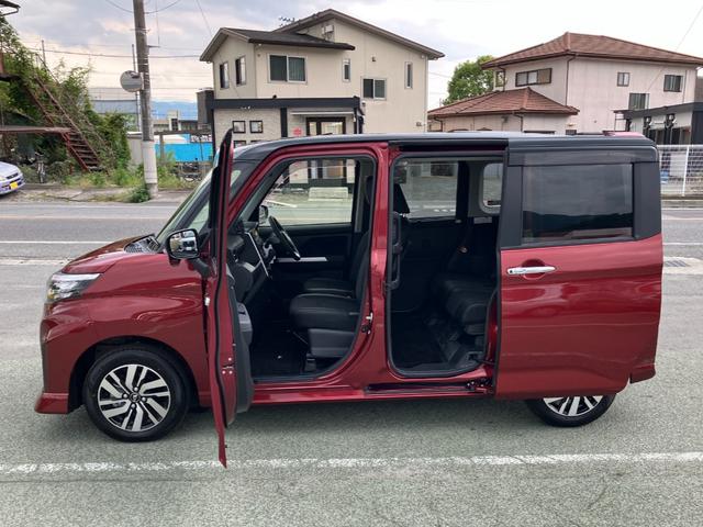 トールカスタムＧ　４ＷＤ　ディスプレイオーディオ　パノラマモニタースマートアシスト・ＬＥＤヘッドランプ・ＬＥＤフォグ・両側パワースライドドア・オートエアコン・パーキングブレーキ解除忘れ防止ブザー・ヘッドランプ自動消灯システム・プッシュエンジンスタート（山梨県）の中古車