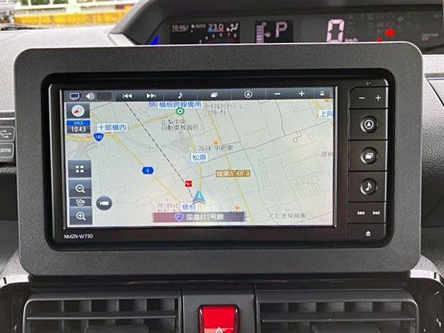 タントカスタムＸ　純正ナビゲーション　バックモニタースマートアシスト・ＬＥＤヘッドライト・１４インチアルミホイール・両側パワースライドドア・ＵＳＢソケット・運転席助手席シートヒーター・レザー調Ｘフルファブリックシート（山梨県）の中古車