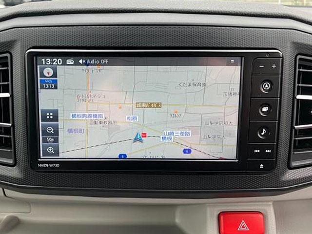 ミライースＸ　ＳＡIII　２ＷＤ　純正ナビスマートアシスト・コーナーセンサー・ＬＥＤヘッドランプ・キーレスエントリー・電動格納ドアミラー・自発光式デジタルメーター・マニュアルエアコン・パワードアロック・パワーウィンドウ（山梨県）の中古車