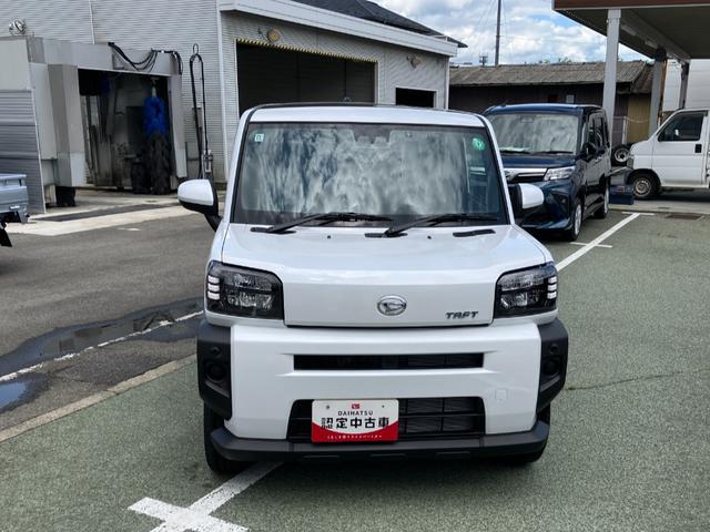 タフトＸ　４ＷＤ　純正ナビ　前後ドラレコスマートアシスト・１５インチスチールホイール・ＬＥＤヘッドランプ・スカイフィールトップ・ＵＳＢソケット・プッシュエンジンスタート・キーフリーシステム・オートハイビーム（山梨県）の中古車