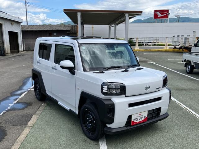 タフトＸ　４ＷＤ　純正ナビ　前後ドラレコスマートアシスト・１５インチスチールホイール・ＬＥＤヘッドランプ・スカイフィールトップ・ＵＳＢソケット・プッシュエンジンスタート・キーフリーシステム・オートハイビーム（山梨県）の中古車