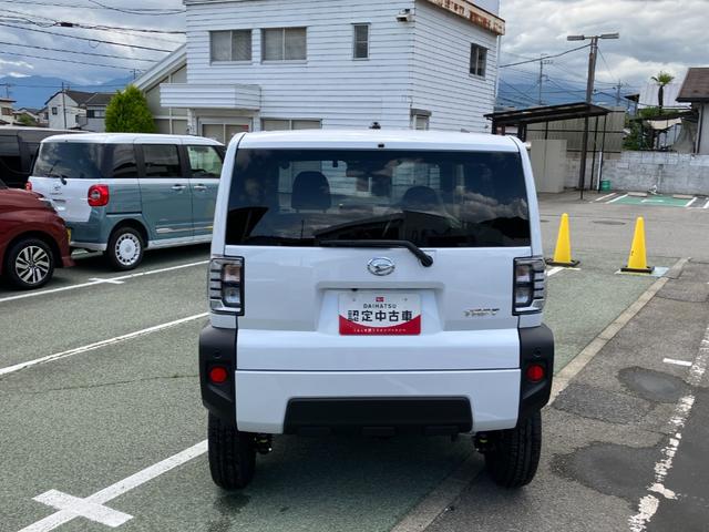 タフトＸ　４ＷＤ　純正ナビ　前後ドラレコスマートアシスト・１５インチスチールホイール・ＬＥＤヘッドランプ・スカイフィールトップ・ＵＳＢソケット・プッシュエンジンスタート・キーフリーシステム・オートハイビーム（山梨県）の中古車