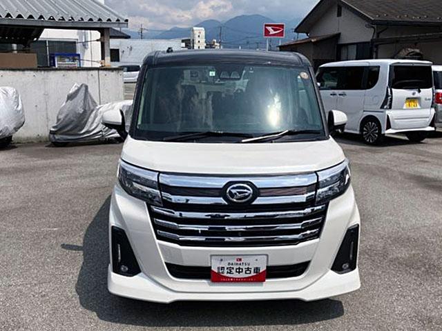 トールカスタムＧ　９インチプレミアムナビ　ドライブレコーダースマートアシスト・ＬＥＤヘッドランプ・ＬＥＤフォグ・両側パワースライドドア・オートエアコン・パーキングブレーキ解除忘れ防止ブザー・ヘッドランプ自動消灯システム・プッシュエンジンスタート（山梨県）の中古車