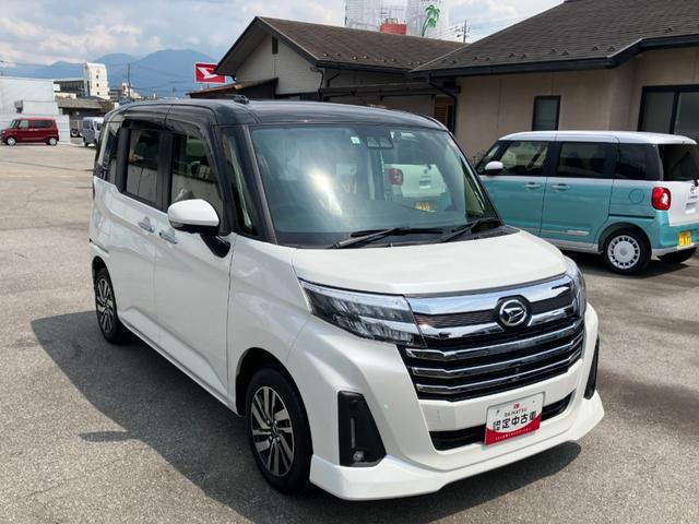 トールカスタムＧ　９インチプレミアムナビ　ドライブレコーダースマートアシスト・ＬＥＤヘッドランプ・ＬＥＤフォグ・両側パワースライドドア・オートエアコン・パーキングブレーキ解除忘れ防止ブザー・ヘッドランプ自動消灯システム・プッシュエンジンスタート（山梨県）の中古車
