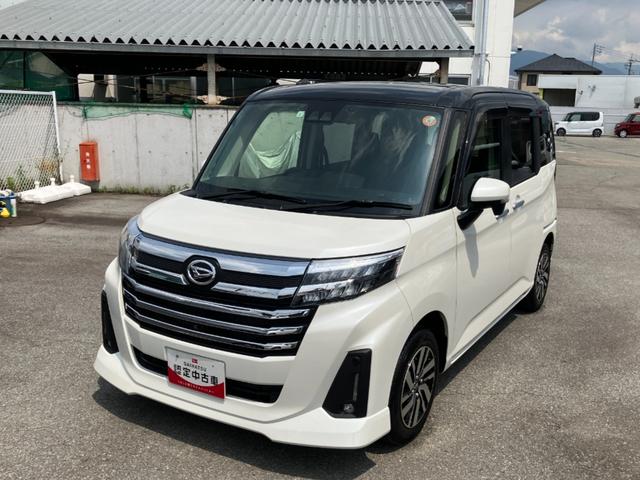 トールカスタムＧ　９インチプレミアムナビ　ドライブレコーダースマートアシスト・ＬＥＤヘッドランプ・ＬＥＤフォグ・両側パワースライドドア・オートエアコン・パーキングブレーキ解除忘れ防止ブザー・ヘッドランプ自動消灯システム・プッシュエンジンスタート（山梨県）の中古車