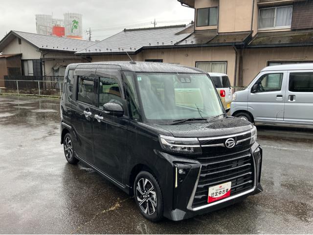 タントカスタムＸ　ディスプレイオーディオ　ドライブレコーダースマートアシスト・ＬＥＤヘッドライト・１４インチアルミホイール・両側パワースライドドア・ＵＳＢソケット・運転席助手席シートヒーター・レザー調Ｘフルファブリックシート（山梨県）の中古車