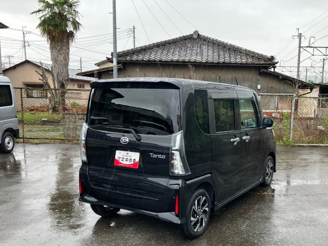 タントカスタムＸ　ディスプレイオーディオ　ドライブレコーダースマートアシスト・ＬＥＤヘッドライト・１４インチアルミホイール・両側パワースライドドア・ＵＳＢソケット・運転席助手席シートヒーター・レザー調Ｘフルファブリックシート（山梨県）の中古車