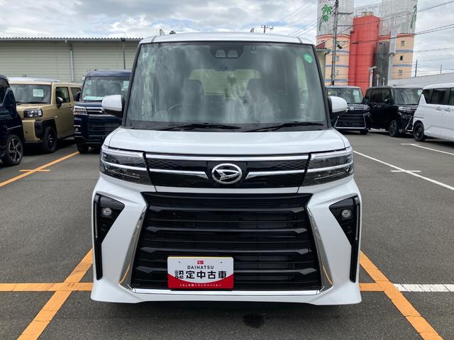 タントカスタムＸスマートアシスト・ＬＥＤヘッドライト・１４インチアルミホイール・両側パワースライドドア・ＵＳＢソケット・運転席助手席シートヒーター・レザー調Ｘフルファブリックシート（山梨県）の中古車