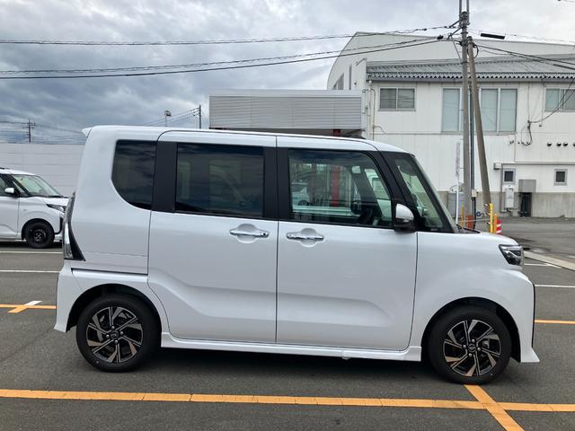 タントカスタムＸスマートアシスト・ＬＥＤヘッドライト・１４インチアルミホイール・両側パワースライドドア・ＵＳＢソケット・運転席助手席シートヒーター・レザー調Ｘフルファブリックシート（山梨県）の中古車