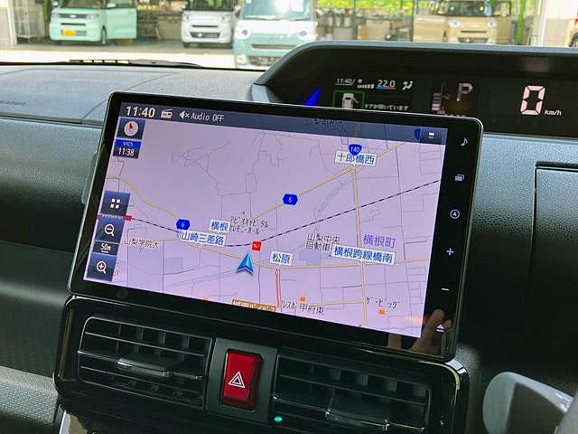 タントカスタムＸ　４ＷＤ　１０インチ純正ナビ　前後ドラレコスマートアシスト・ＬＥＤヘッドライト・１４インチアルミホイール・両側パワースライドドア・ＵＳＢソケット・運転席助手席シートヒーター・レザー調Ｘフルファブリックシート（山梨県）の中古車