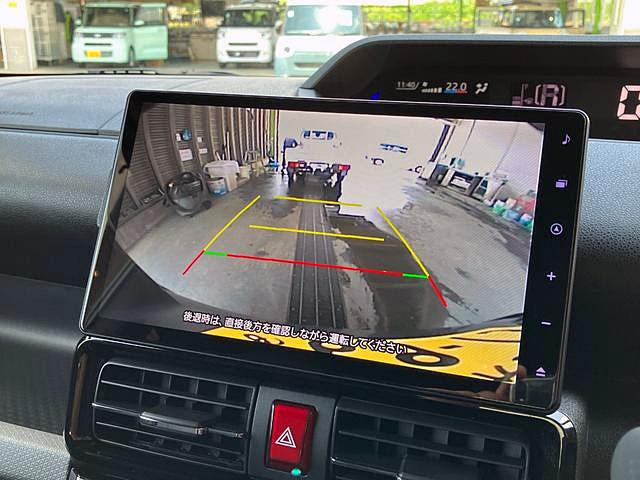 タントカスタムＸ　４ＷＤ　１０インチ純正ナビ　前後ドラレコスマートアシスト・ＬＥＤヘッドライト・１４インチアルミホイール・両側パワースライドドア・ＵＳＢソケット・運転席助手席シートヒーター・レザー調Ｘフルファブリックシート（山梨県）の中古車