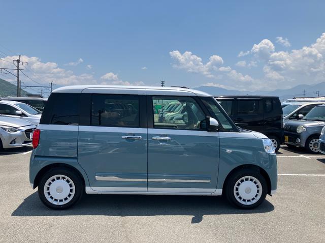 ムーヴキャンバスストライプスＧ　純正ナビ　ドラレコ（山梨県）の中古車