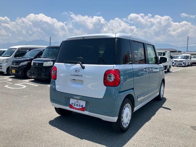 ムーヴキャンバスストライプスＧ　純正ナビ　ドラレコ（山梨県）の中古車