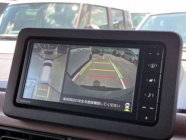 ムーヴキャンバスセオリーＧ　４ＷＤ　純正ナビゲーション　パノラマモニタースマートアシスト・ＡＢＳ・エアバック・プッシュ式エンジンスタートボタン・電動パーキングブレーキ・パワーウインドウ・オートエアコン・ＬＥＤヘッドライト電動格納ドアミラー（山梨県）の中古車