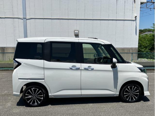 トールカスタムＧ　ターボ　純正ナビ　ドライブレコーダースマートアシスト・ＬＥＤヘッドランプ・ＬＥＤフォグ・両側パワースライドドア・オートエアコン・パーキングブレーキ解除忘れ防止ブザー・ヘッドランプ自動消灯システム・プッシュエンジンスタート（山梨県）の中古車