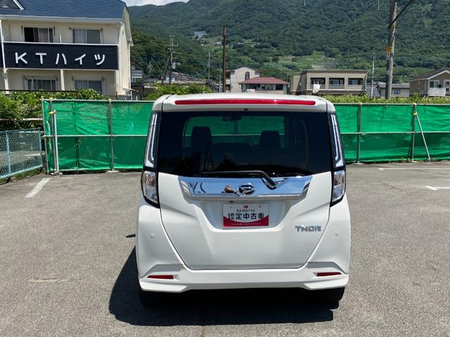 トールカスタムＧ　ターボ　純正ナビ　ドライブレコーダースマートアシスト・ＬＥＤヘッドランプ・ＬＥＤフォグ・両側パワースライドドア・オートエアコン・パーキングブレーキ解除忘れ防止ブザー・ヘッドランプ自動消灯システム・プッシュエンジンスタート（山梨県）の中古車