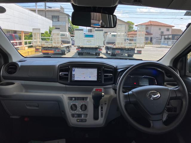ミライースＸ　ＳＡIII　４ＷＤ　純正ナビゲーション　バックモニタースマートアシスト・コーナーセンサー・ＬＥＤヘッドランプ・キーレスエントリー・電動格納ドアミラー・自発光式デジタルメーター・マニュアルエアコン・パワードアロック・パワーウィンドウ（山梨県）の中古車