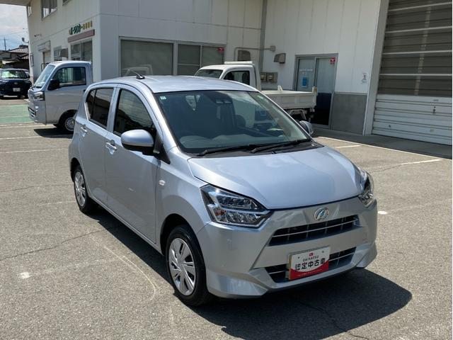 ミライースＸ　ＳＡIII　４ＷＤ　純正ナビゲーション　バックモニタースマートアシスト・コーナーセンサー・ＬＥＤヘッドランプ・キーレスエントリー・電動格納ドアミラー・自発光式デジタルメーター・マニュアルエアコン・パワードアロック・パワーウィンドウ（山梨県）の中古車