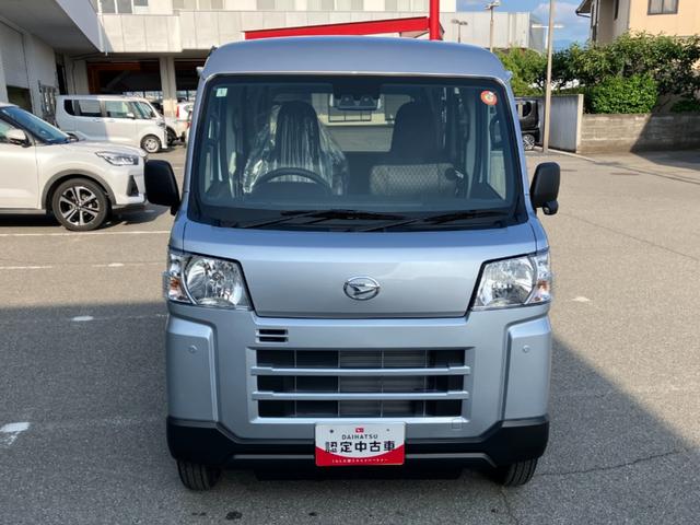 ハイゼットカーゴＤＸ　ＡＭ／ＦＭラジオデッキ　ＣＶＴ　４ＷＤスマートアシスト・コーナーセンサー・３モード電子制御４ＷＤ（ＣＶＴ車）・荷室長１，９１５ｍｍ・荷室幅１，４１０ｍｍ・荷室高１，２５０ｍｍ・ハロゲンヘッドランプ・マニュアルエアコン（山梨県）の中古車