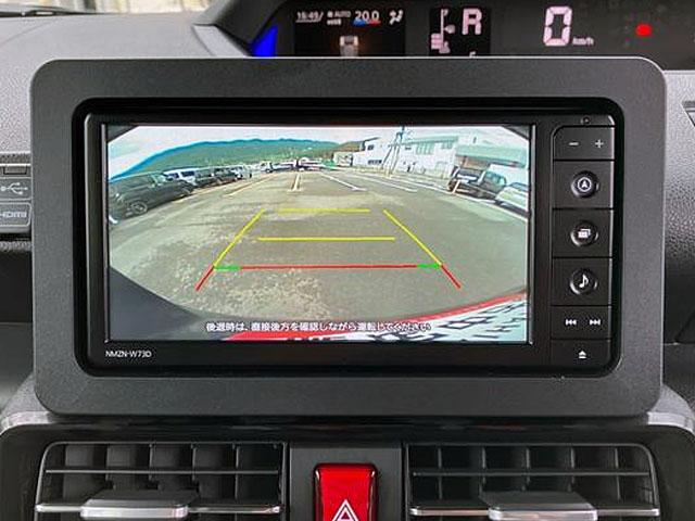 タントカスタムＸ　純正ナビゲーション　バックモニタースマートアシスト・ＬＥＤヘッドライト・１４インチアルミホイール・両側パワースライドドア・ＵＳＢソケット・運転席助手席シートヒーター・レザー調Ｘフルファブリックシート（山梨県）の中古車