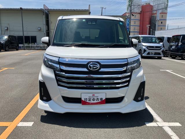 トールカスタムＧ　ターボ　純正ナビゲーション・バックモニタースマートアシスト・ＬＥＤヘッドランプ・ＬＥＤフォグ・両側パワースライドドア・オートエアコン・パーキングブレーキ解除忘れ防止ブザー・ヘッドランプ自動消灯システム・プッシュエンジンスタート（山梨県）の中古車