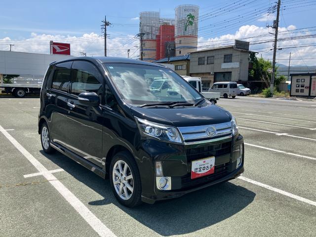 ムーヴカスタム　Ｘ　４ＷＤ　純正ナビゲーション　バックモニターＡＢＳ・エアバック・プッシュ式エンジンスタートボタン・パワーウインドウ・オートエアコン・電動格納ドアミラー（山梨県）の中古車
