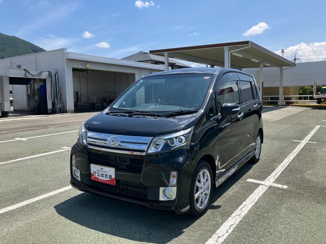 ムーヴカスタム　Ｘ　４ＷＤ　純正ナビゲーション　バックモニターＡＢＳ・エアバック・プッシュ式エンジンスタートボタン・パワーウインドウ・オートエアコン・電動格納ドアミラー（山梨県）の中古車